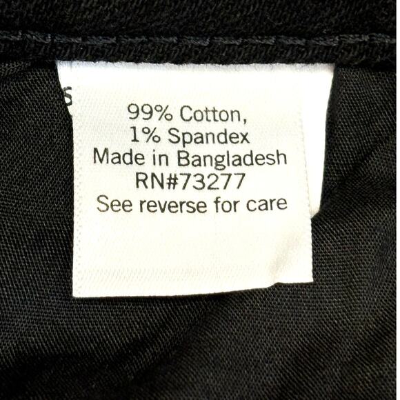 Sonoma Goods for Life Black Checker High Rise Straight Jeans Size 9/29W - Picture 9 of 12